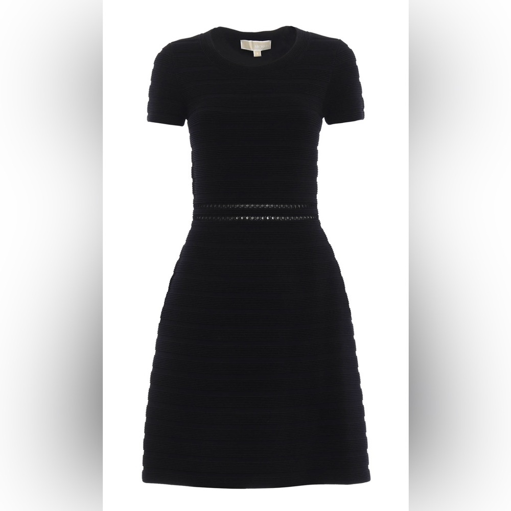 Michael Kors Textured Fantastic Dress | Black | Small